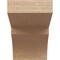 Ekena Millwork 4in. W x 6in. H x 32in. L Monterey Woodgrain TimberThane Rafter Tail, Primed Tan RFTUR04X06X32MONRCPR - alternate 2